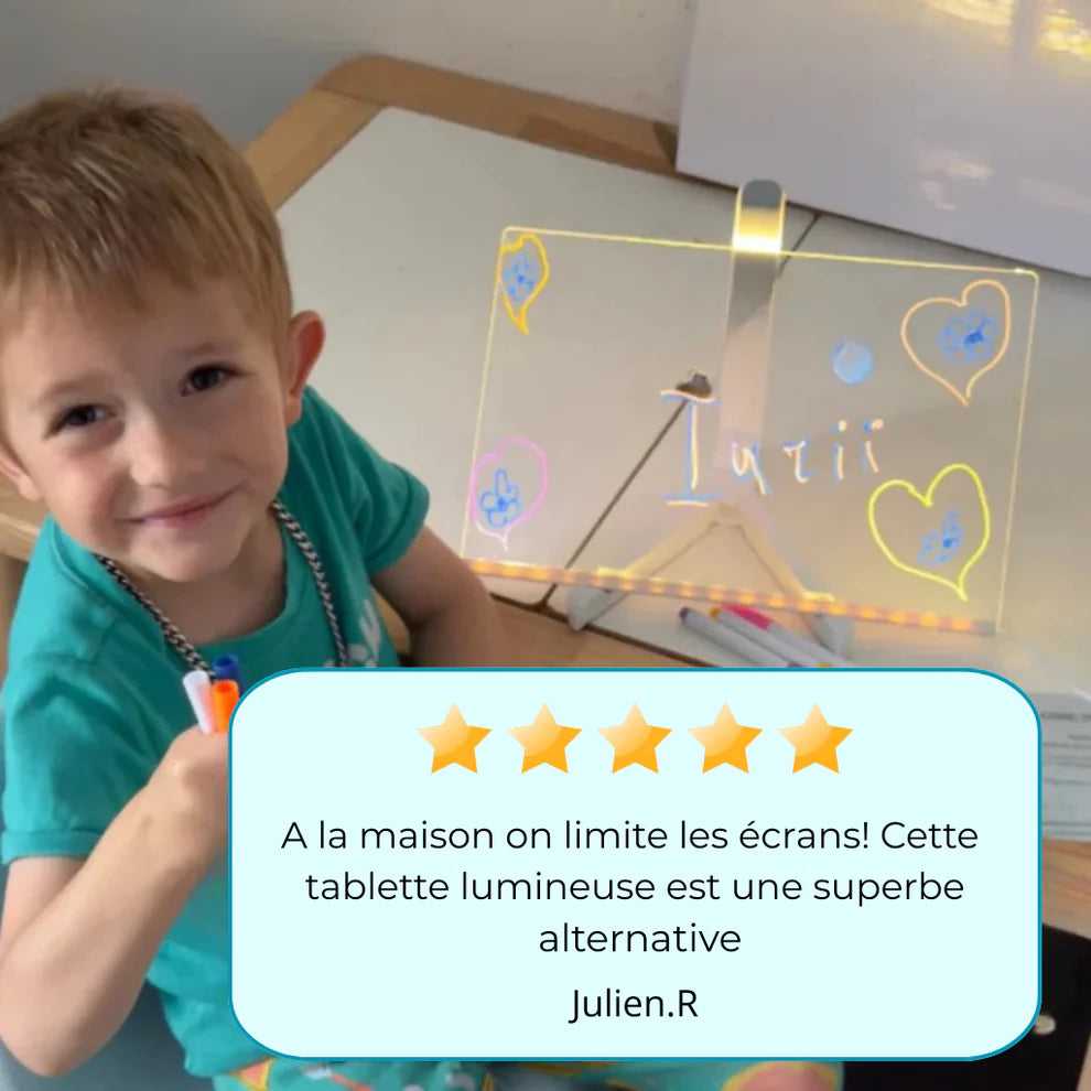 JUVOKI - Planche à Dessin Lumineuse pour Enfants