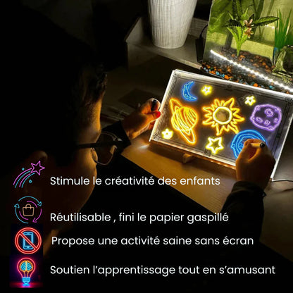 JUVOKI - Planche à Dessin Lumineuse pour Enfants